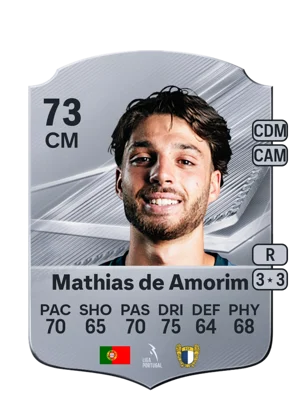Mathias de Amorim - 73 - Rare EA FC 27 card