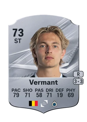 Vermant - 73 - Rare EA FC 27 card