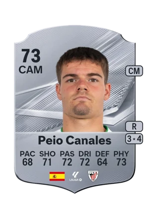 Peio Canales - 73 - Rare EA FC 27 card
