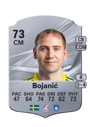 Bojanić - 73 - Rare EA FC 27 card