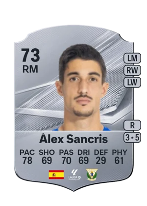 Álex Sancris - 73 - Rare EA FC 27 card