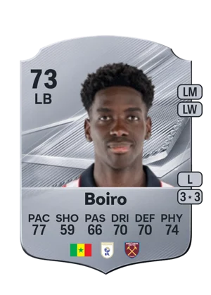 Boiro - 73 - Rare EA FC 27 card
