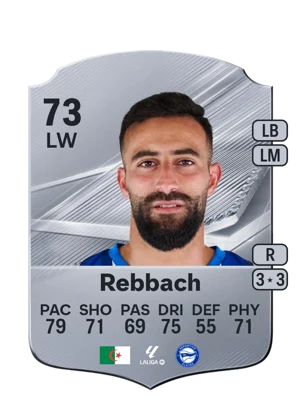 Rebbach - 73 - Rare EA FC 27 card