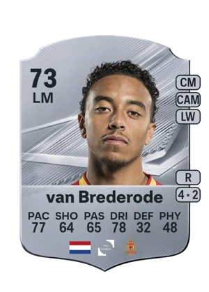 van Brederode - 73 - Rare EA FC 27 card