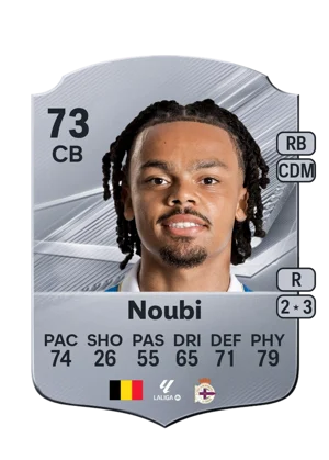 Noubi - 73 - Rare EA FC 27 card