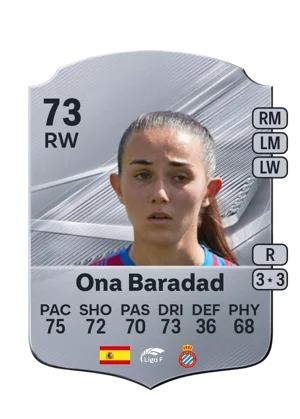 Ona Baradad - 73 - Rare EA FC 27 card