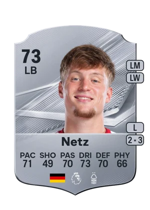 Netz - 73 - Rare EA FC 27 card