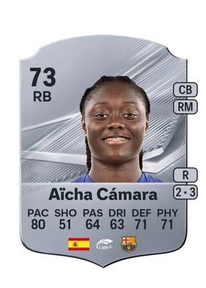 Aïcha Cámara - 73 - Rare EA FC 27 card