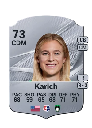 Karich - 73 - Rare EA FC 27 card