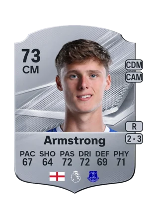 Armstrong - 73 - Rare EA FC 27 card