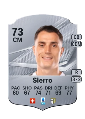 Sierro - 73 - Rare EA FC 27 card