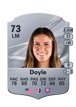 Doyle - 73 - Rare EA FC 27 card