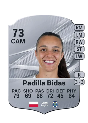 Padilla Bidas - 73 - Rare EA FC 27 card