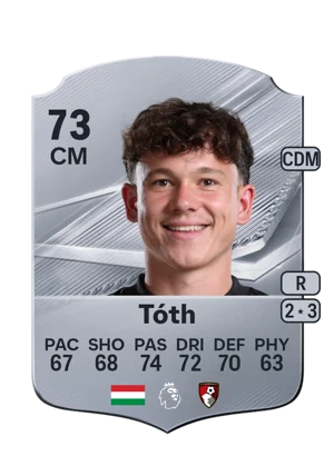 Tóth - 73 - Rare EA FC 27 card