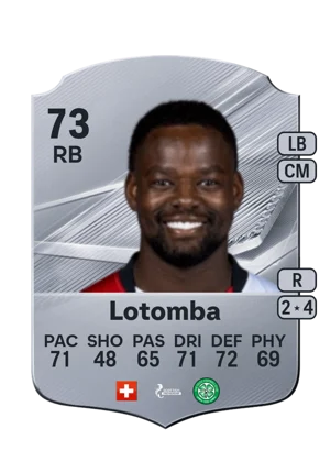 Lotomba - 73 - Rare EA FC 27 card