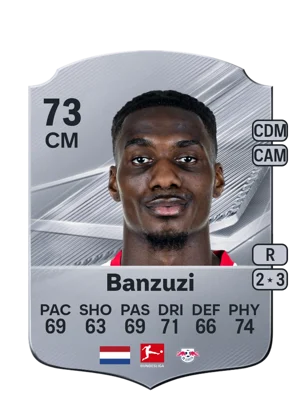 Banzuzi - 73 - Rare EA FC 27 card