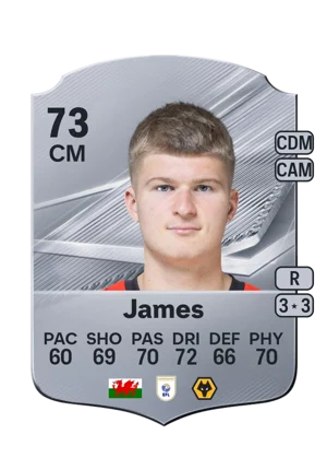 James - 73 - Rare EA FC 27 card