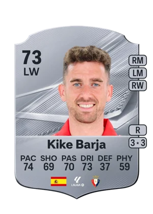 Kike Barja - 73 - Rare EA FC 27 card