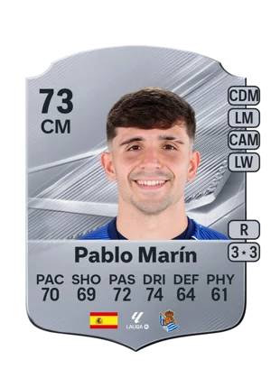 Pablo Marín - 73 - Rare EA FC 27 card
