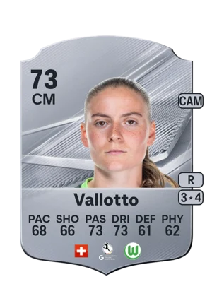 Vallotto - 73 - Rare EA FC 27 card