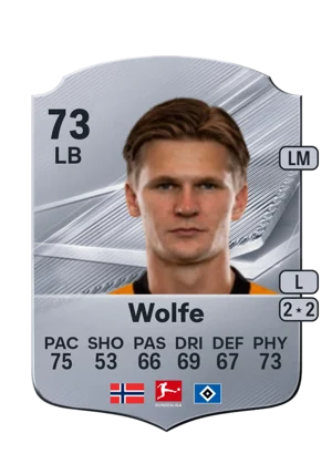 Wolfe - 73 - Rare EA FC 27 card