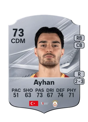 Ayhan - 73 - Rare EA FC 27 card