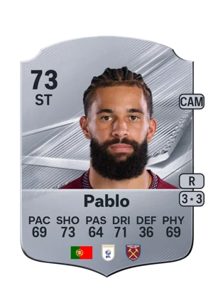 Pablo - 73 - Rare EA FC 27 card