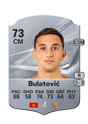 Bulatović - 73 - Rare EA FC 27 card