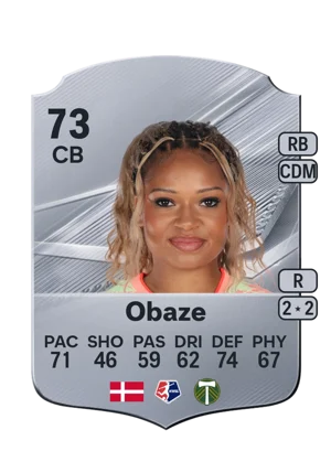 Obaze - 73 - Rare EA FC 27 card