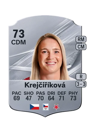 Krejčiříková - 73 - Rare EA FC 27 card
