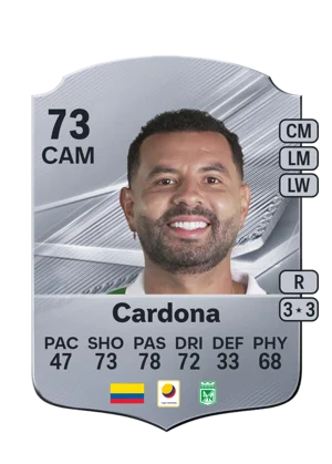 Cardona - 73 - Rare EA FC 27 card