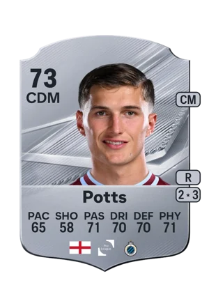 Potts - 73 - Rare EA FC 27 card