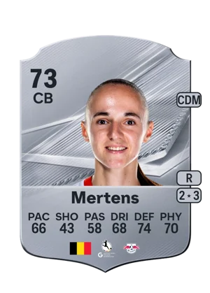 Mertens - 73 - Rare EA FC 27 card