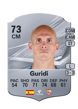 Guridi - 73 - Rare EA FC 27 card