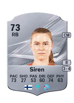 Siren - 73 - Rare EA FC 27 card