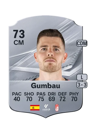 Gumbau - 73 - Rare EA FC 27 card