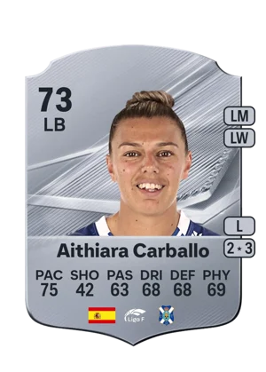 Aithiara Carballo - 73 - Rare EA FC 27 card