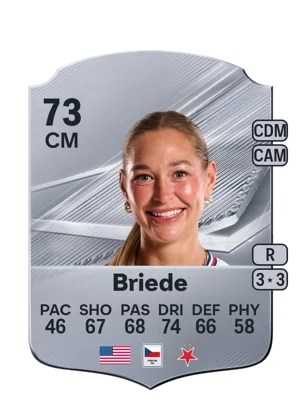 Briede - 73 - Rare EA FC 27 card