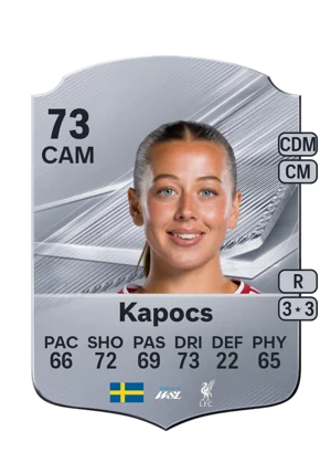 Kapocs - 73 - Rare EA FC 27 card