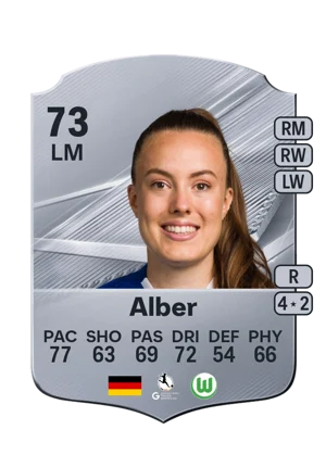 Alber - 73 - Rare EA FC 27 card