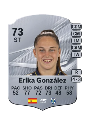 Érika González - 73 - Rare EA FC 27 card