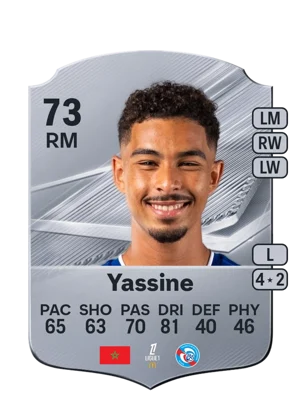 Yassine - 73 - Rare EA FC 27 card