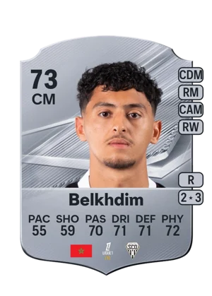 Belkhdim - 73 - Rare EA FC 27 card