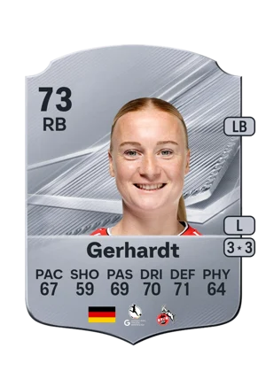 Gerhardt - 73 - Rare EA FC 27 card