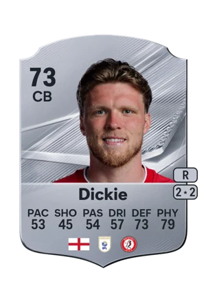 Dickie - 73 - Rare EA FC 27 card