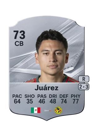 Juárez - 73 - Rare EA FC 27 card