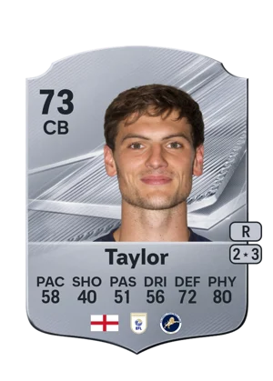 Taylor - 73 - Rare EA FC 27 card