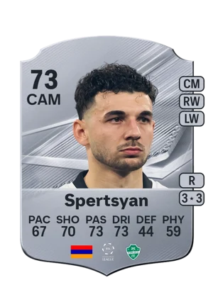 Spertsyan - 73 - Rare EA FC 27 card