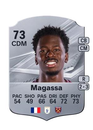 Magassa - 73 - Rare EA FC 27 card