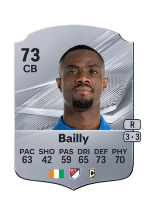 Bailly - 73 - Rare EA FC 27 card